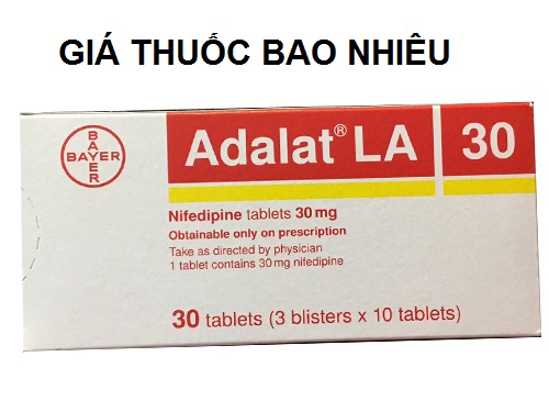 Thuốc adalat la 30mg là thuốc gì? có tác dụng gì? giá bao nhiêu tiền?