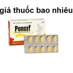 Thuốc poncif 500 là thuốc gì? có tác dụng gì? giá bao nhiêu tiền?