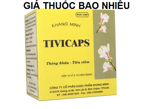 Thuốc tivicaps là thuốc gì? có tác dụng gì? giá bao nhiêu tiền?