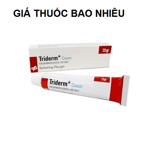 Thuốc triderm cream 5g là thuốc gì? có tác dụng gì? giá bao nhiêu tiền?