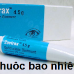 Thuốc Zovirax ophthalmic ointment 3% là thuốc gì? có tác dụng gì? giá bao nhiêu tiền?
