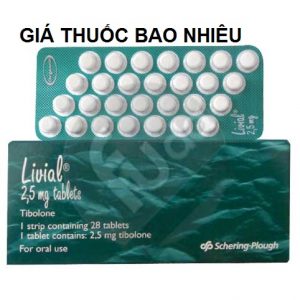 Thuốc livial 2.5mg là thuốc gì? có tác dụng gì? giá bao nhiêu tiền?