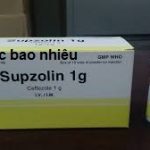 Thuốc supzolin 1g là thuốc gì? có tác dụng gì? giá bao nhiêu tiền?