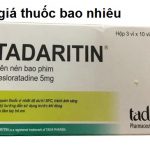 Thuốc tadaritin 10mg là thuốc gì? có tác dụng gì? giá bao nhiêu tiền?