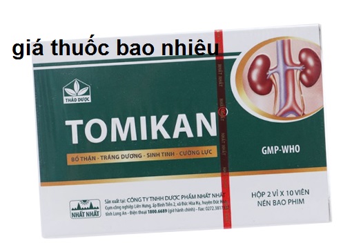 Thuốc tomikan là thuốc gì? có tác dụng gì? giá bao nhiêu tiền?