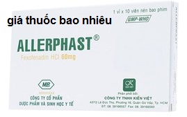Thuốc Allerphast 180 là thuốc gì? có tác dụng gì? giá bao nhiêu tiền?