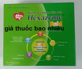 Thuốc Hexazyme Gold 10ml là thuốc gì? có tác dụng gì? giá bao nhiêu tiền?