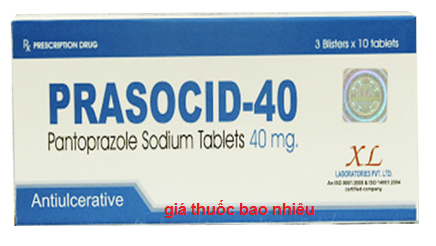 Thuốc Prasocid 40 là thuốc gì? có tác dụng gì? giá bao nhiêu tiền?