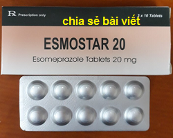 Thuốc Esmostar 20 là thuốc gì? có tác dụng gì? giá bao nhiêu tiền?