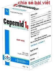 Thuốc Cepemid 1g là thuốc gì? có tác dụng gì? giá bao nhiêu?