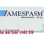 Thuốc Amespasm 135 là thuốc gì? có tác dụng gì? giá bao nhiêu?