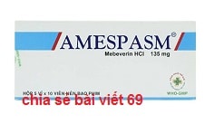 Thuốc Amespasm 135 là thuốc gì? có tác dụng gì? giá bao nhiêu?