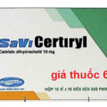 Thuốc SaViCertiryl 10 là thuốc gì? có tác dụng gì? giá bao nhiêu?