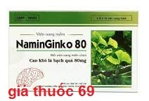 Thuốc Naminginko 80 là thuốc gì? có tác dụng gì? giá bao nhiêu?