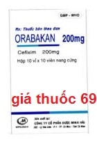 Thuốc Orabakan 200mg là thuốc gì? có tác dụng gì? giá bao nhiêu?