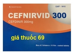 Thuốc Cefnirvid 300 là thuốc gì? có tác dụng gì? giá bao nhiêu?