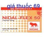 Thuốc Nidal-Flex 50 là thuốc gì? có tác dụng gì? giá bao nhiêu?