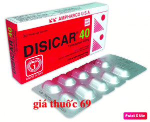 Thuốc Disicar 40 là thuốc gì? có tác dụng gì? giá bao nhiêu?