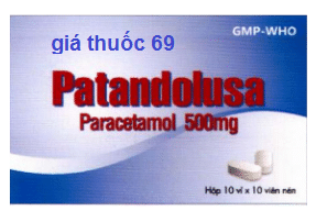 Thuốc patandolusa paracetamol 500mg là thuốc gì? có tác dụng gì? giá bao nhiêu?