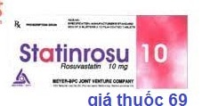 Thuốc Statinrosu 10 là thuốc gì? có tác dụng gì? giá bao nhiêu?