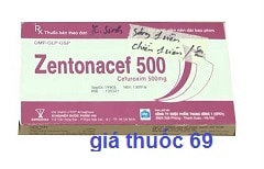 Thuốc Zentonacef 500 là thuốc gì? có tác dụng gì? giá bao nhiêu?